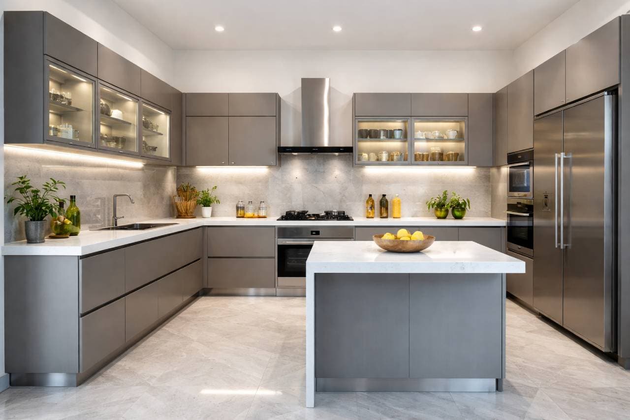 Aluminium Modular Kitchen