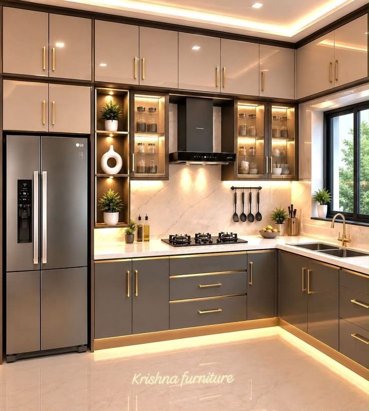 Luxury Aluminium Modular Kitchen